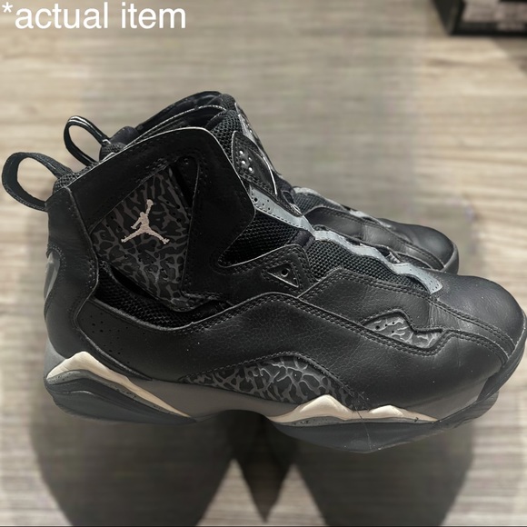 👟 Nike Air Jordan True Flight “Black Elephant” 9.5 👟 - Picture 8 of 15